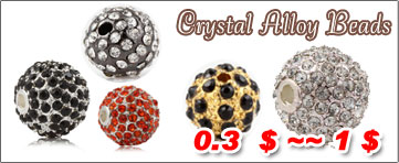 Crystal Alloy Beads