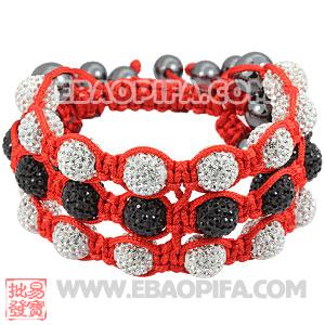 Fashion Handmade Tresor Bracelets With Pave Czech Crystal and Hematite 