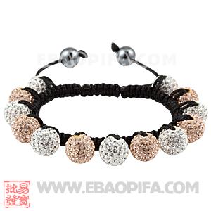 Fashion Tresor Pave Czech Crystal Bracelets With Hematite