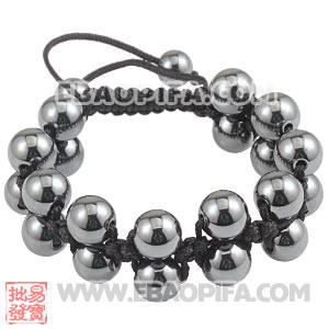 Fashion 2012 Handmade Multi Row Bracelets With Hematite 