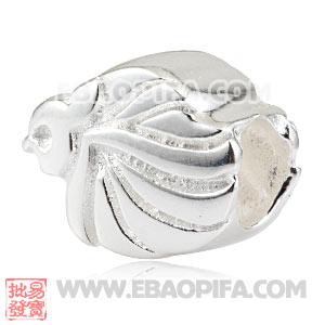 奥运吉祥物银珠 运动珠子 925纯银 体育赛事风格珠子
