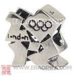 伦敦奥运会的标志珠 运动珠子 体育赛事风格珠子 奥运珠宝珠子 925纯银珠子