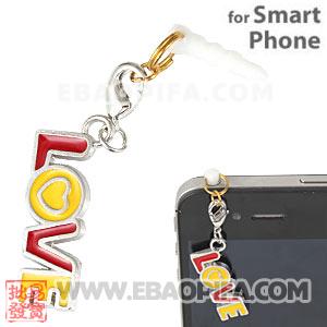 Wholesale Anti Dust Plug With Charms Accessory For iPhone 