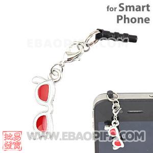 Wholesale Earphone Jack Plug Anti Dust Stopper Charm For iPhone 4