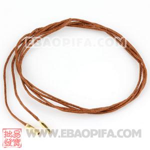 DIY棕色皮绳 批发 925纯银欧洲珠DIY尼龙绳链 可做 手链 项链 脚链 链长100cm