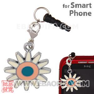 Flower Earphone Jack Dust Cap Plugy Earphone Jack Accessory