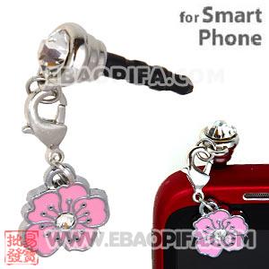 Wholesale Anti Dust Plug With Charms Earphone Jack Accessory 