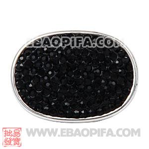 Wholesale Handmade CCB Pave Black Crystal Beads For Bracelet 