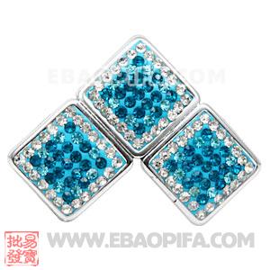 Wholesale Handmade CCB Pave Crystal Beads For Bracelet 