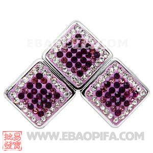 Wholesale Handmade CCB Pave Crystal Beads For Bracelet 