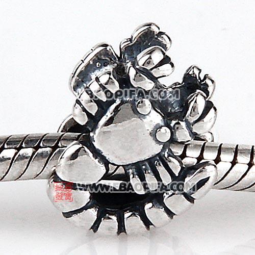 蝎子925纯银珠子 厂家直销生产批发 欧美大牌饰品