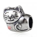 小猫925纯银珠子 厂家直销生产批发 欧美大牌饰品